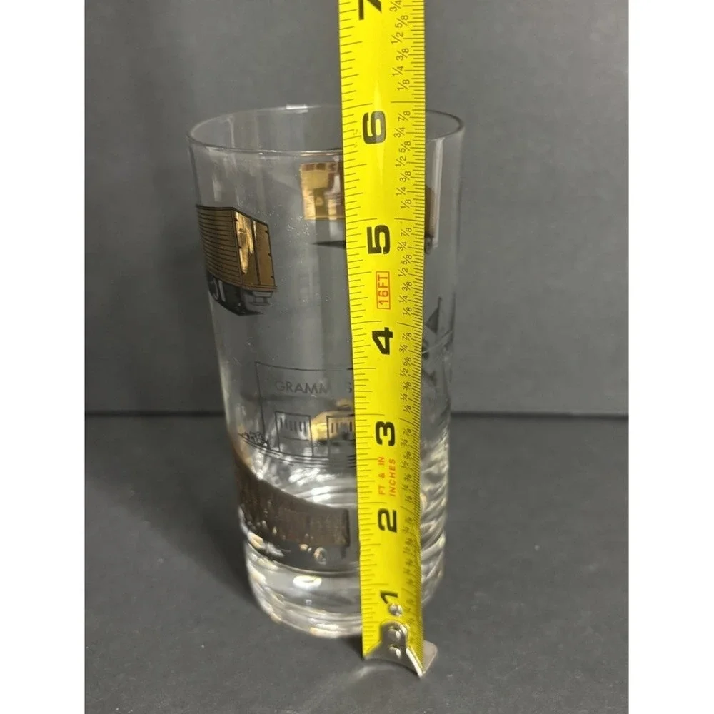 4 Gramm Southern Corporation Highball Drinking Glasses NC Shipping Company *READ